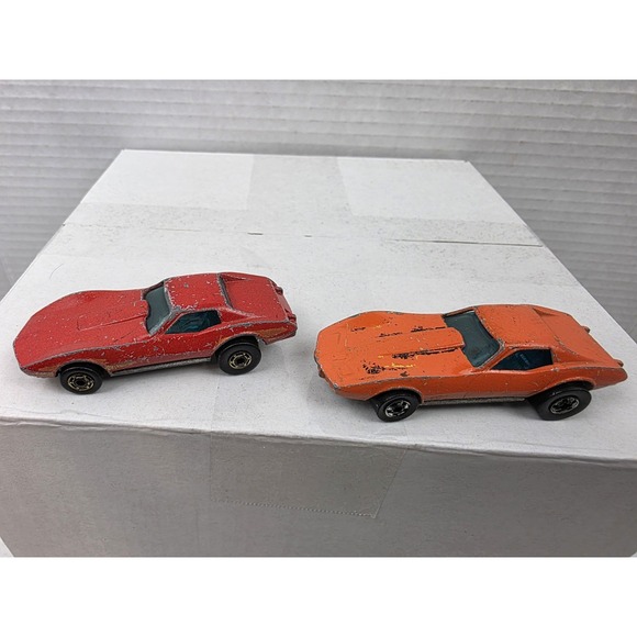 Vintage 70s-00s Hot Wheels & Malaysia Chevrolet Corvette Stingray Chevy Cars Lot - Picture 6 of 14